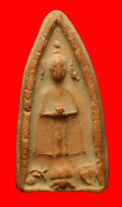 พระเนื้อดินหลวงพ่อวัดบ้านแหลม สูง 3.5 ซม.